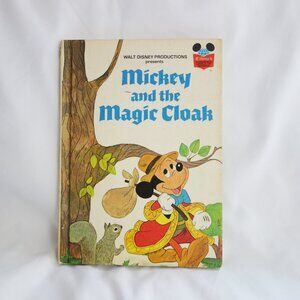 [Vintage] 1975 Walt Disney Mickey And The Magic Cloak Wonderful World Of Reading